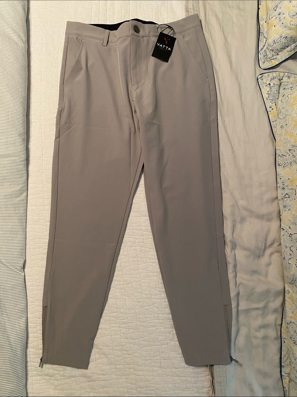 Men’s Light Gray Golf Joggers 32x30